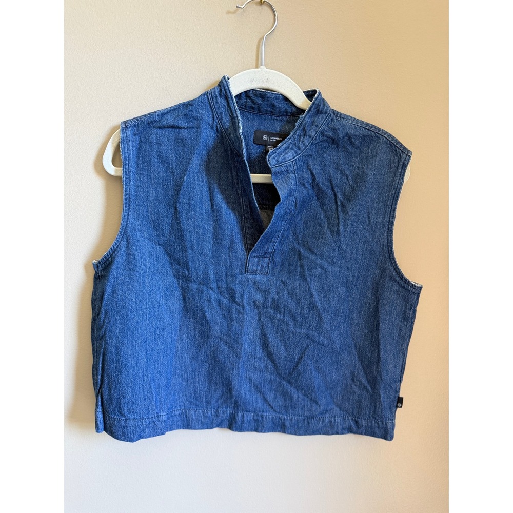 AG Sleeveless Denim Top - Size S